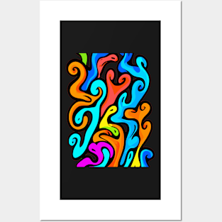 Color Swirl No.#18 Posters and Art